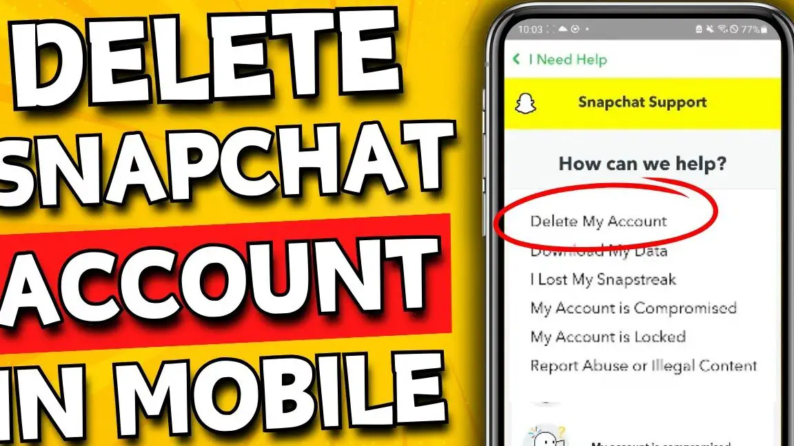 Cómo eliminar una cuenta de SnapChat en un dispositivo móvil (guía paso a paso)