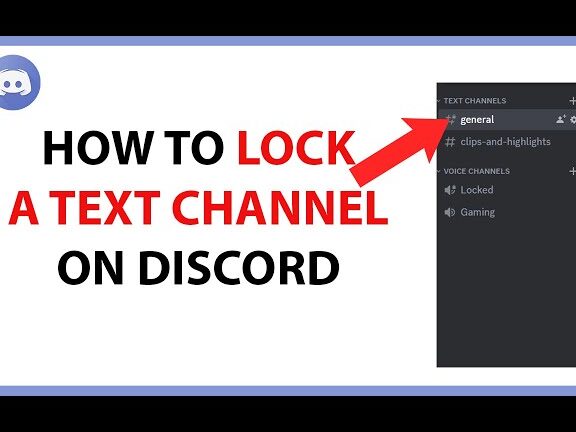 Cómo bloquear un canal de texto en Discord - YouTube