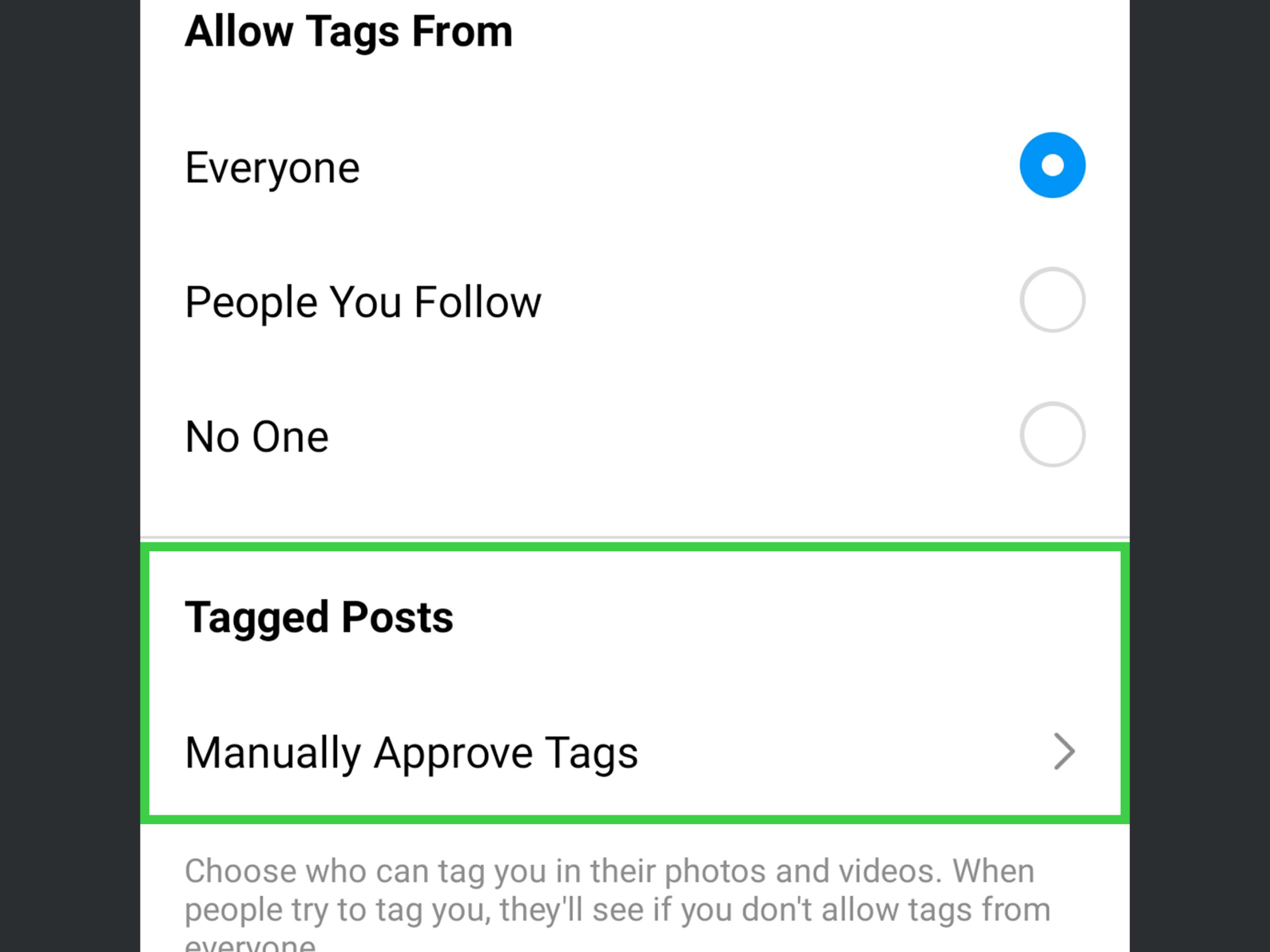 Cómo ver fotos etiquetadas en Instagram: ver, mostrar y más
