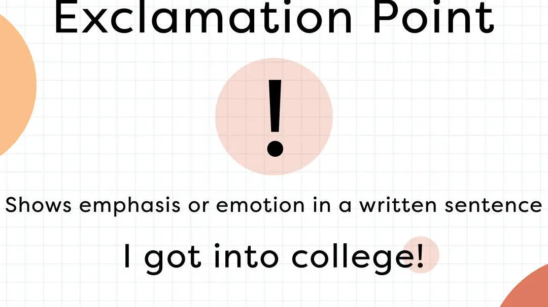 ¿Qué es un signo de exclamación?