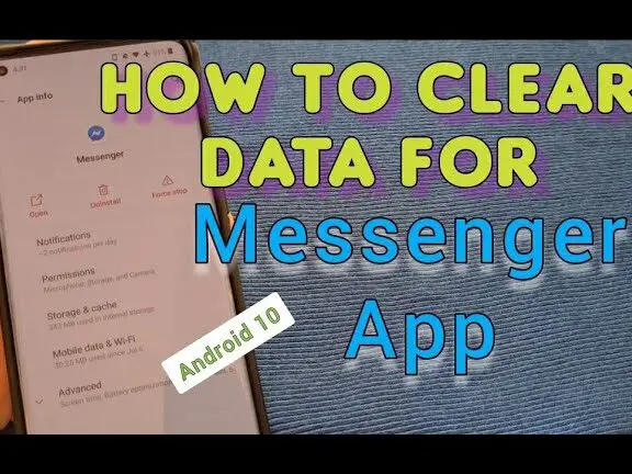 Cómo borrar todos los datos de la aplicación Messenger (eliminar las credenciales de inicio de sesión)